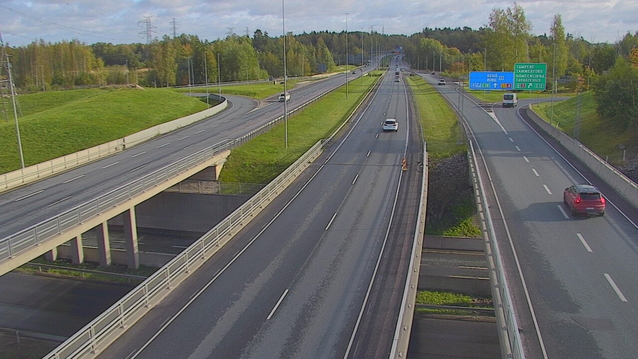 Weather Camera Image Road 50 Vantaa Hämeenlinnanväylä, Vantaa, Uusimaa