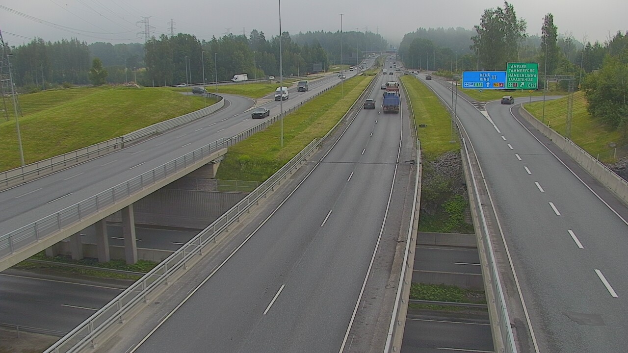 Weather Camera Image Road 50 Vantaa Hämeenlinnanväylä, Vantaa, Uusimaa