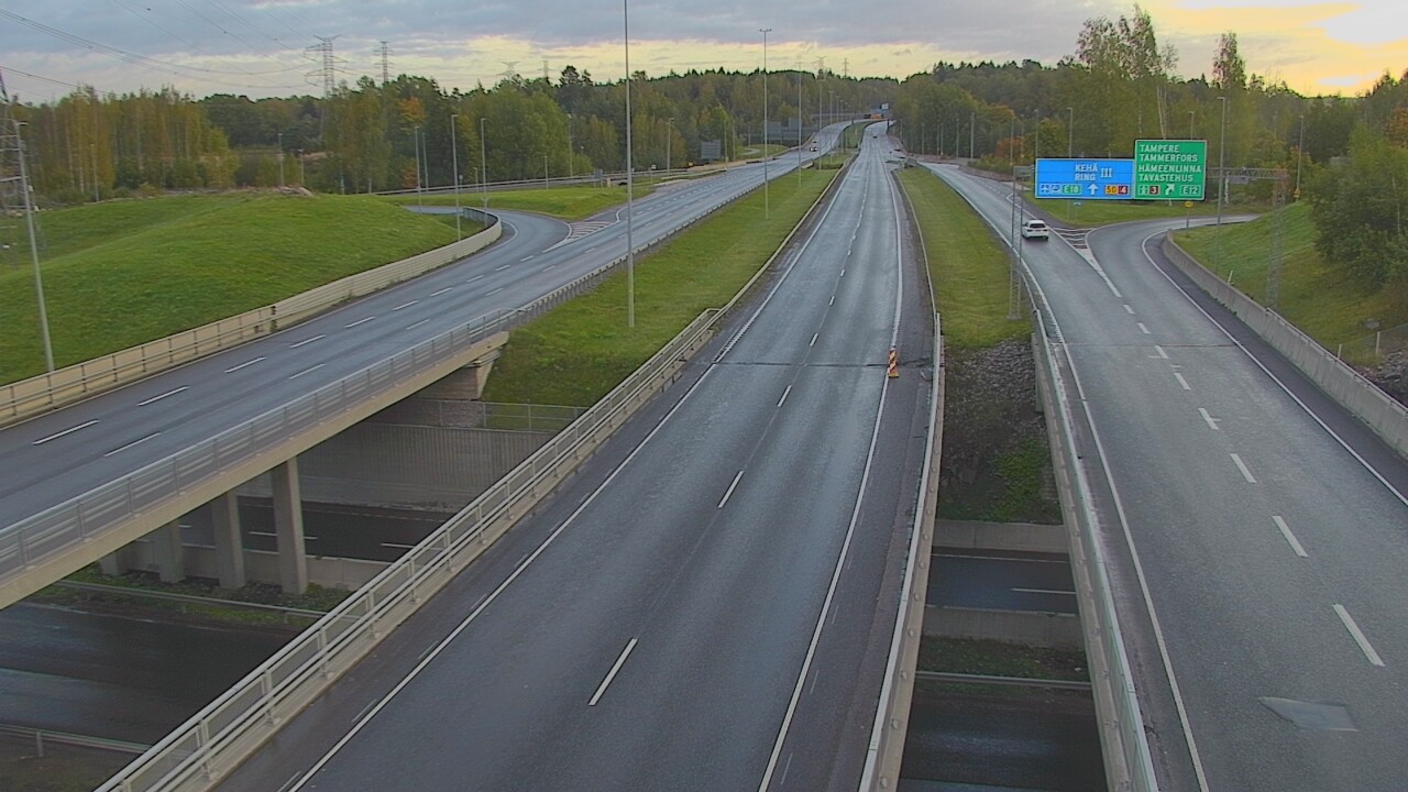 Weather Camera Image Road 50 Vantaa Hämeenlinnanväylä, Vantaa, Uusimaa