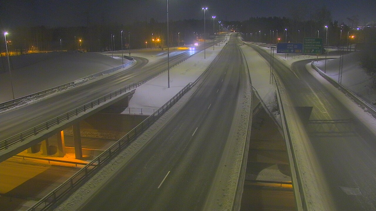 Weather Camera Image Road 50 Vantaa Hämeenlinnanväylä, Vantaa, Uusimaa