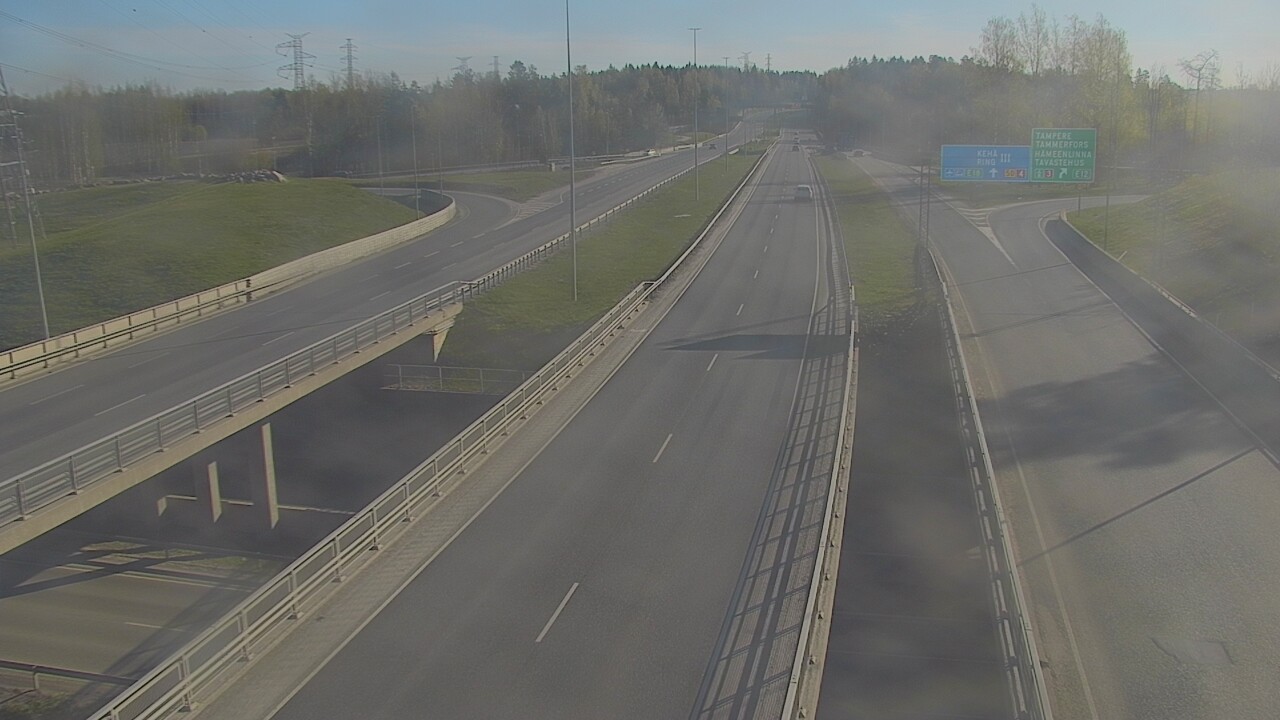 Weather Camera Image Väg 50 Vanda Tavastehusleden, Vantaa, Uusimaa