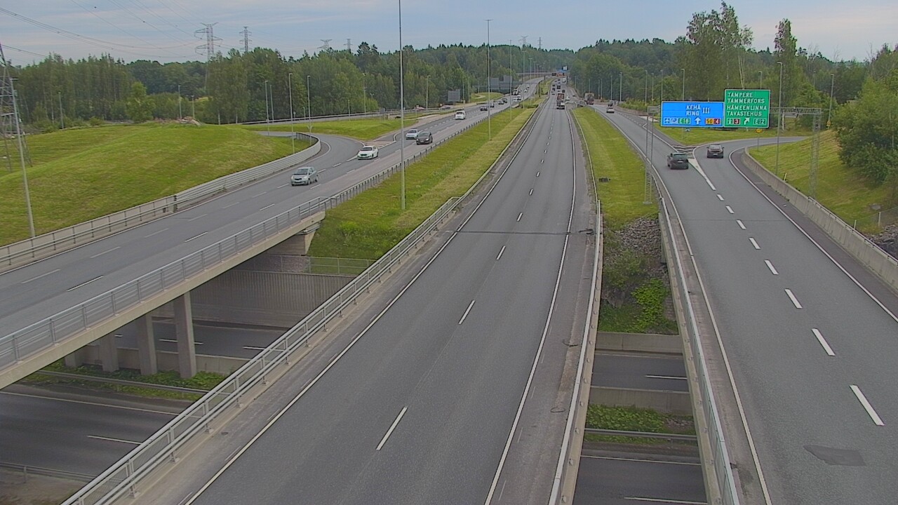 Weather Camera Image Road 50 Vantaa Hämeenlinnanväylä, Vantaa, Uusimaa