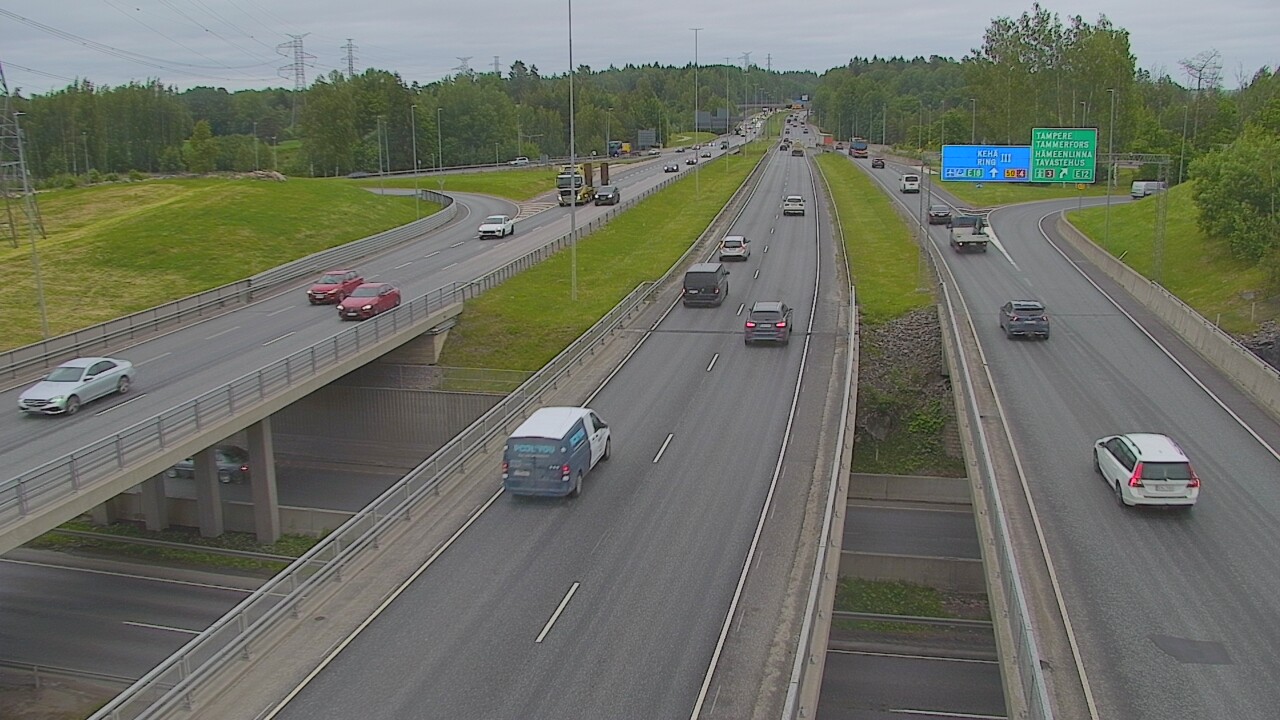 Weather Camera Image Road 50 Vantaa Hämeenlinnanväylä, Vantaa, Uusimaa