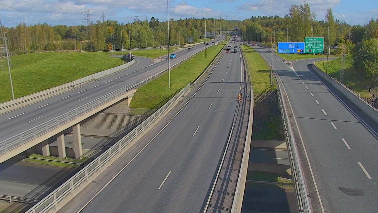 Weather Camera Image Road 50 Vantaa Hämeenlinnanväylä, Vantaa, Uusimaa