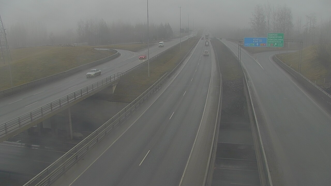 Weather Camera Image Road 50 Vantaa Hämeenlinnanväylä, Vantaa, Uusimaa