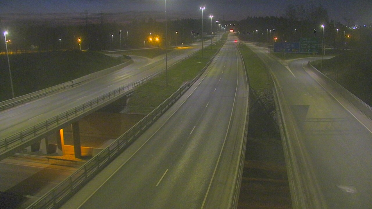 Weather Camera Image Väg 50 Vanda Tavastehusleden, Vantaa, Uusimaa