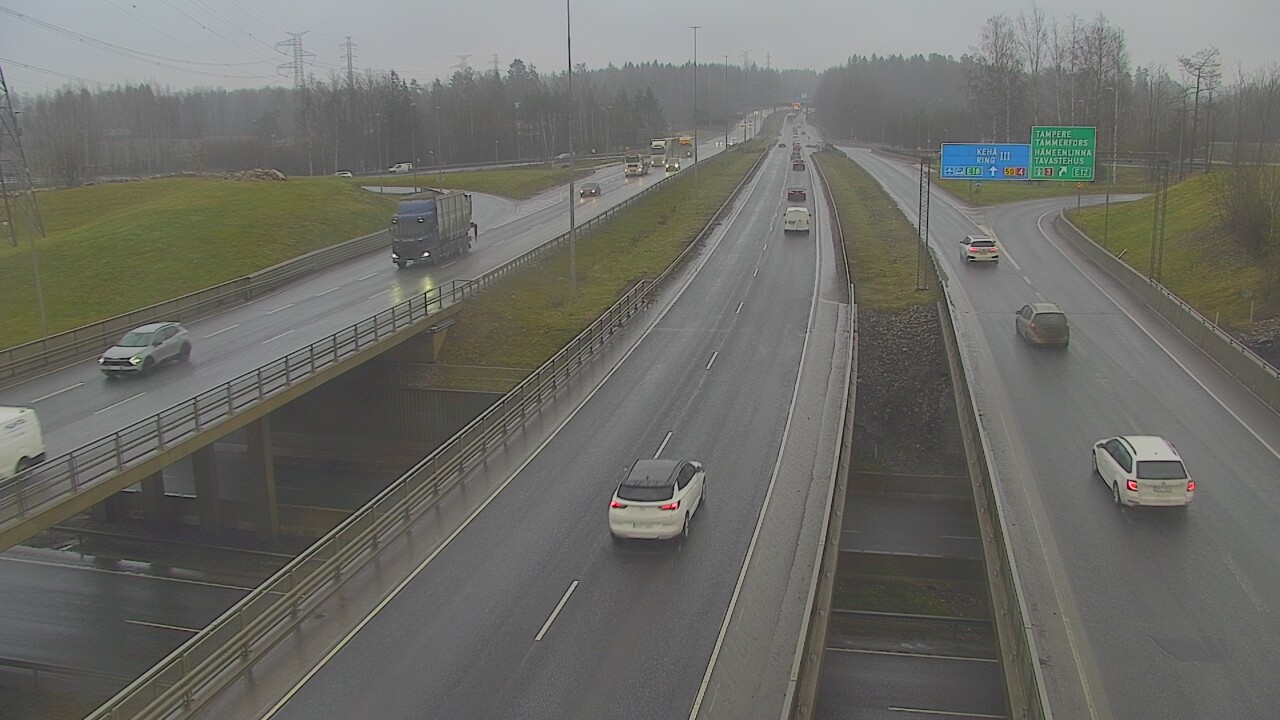 Weather Camera Image Väg 50 Vanda Tavastehusleden, Vantaa, Uusimaa