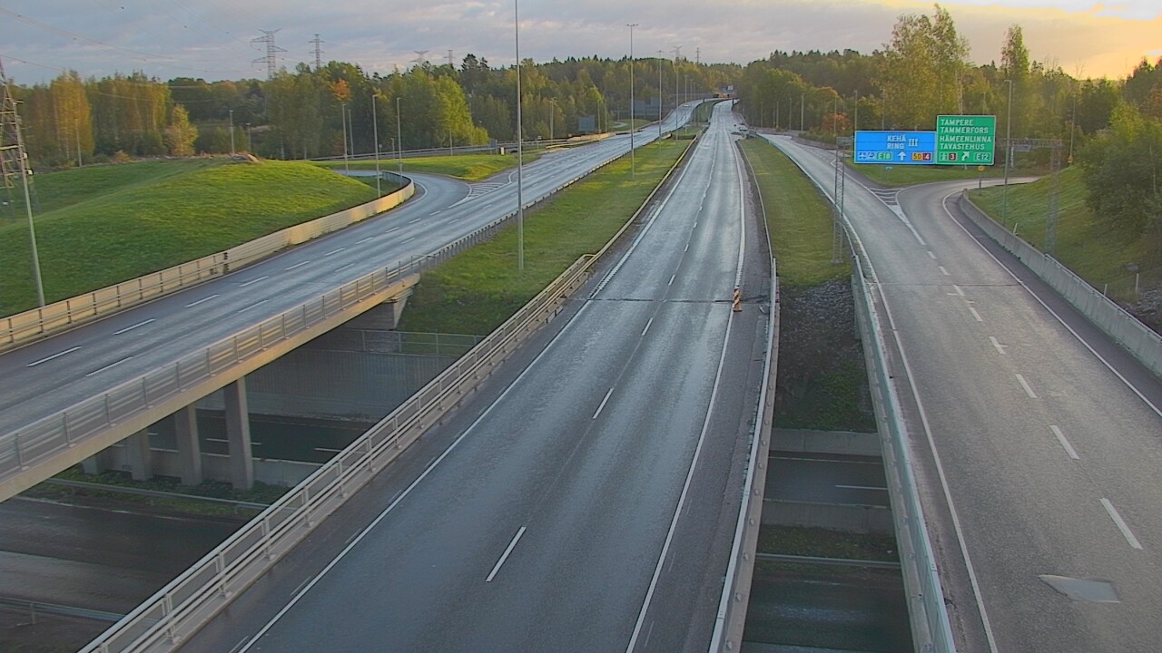 Weather Camera Image Road 50 Vantaa Hämeenlinnanväylä, Vantaa, Uusimaa