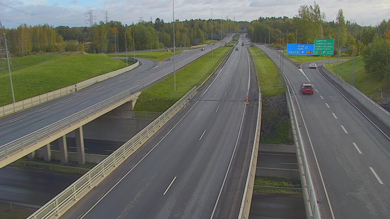 Weather Camera Image Road 50 Vantaa Hämeenlinnanväylä, Vantaa, Uusimaa