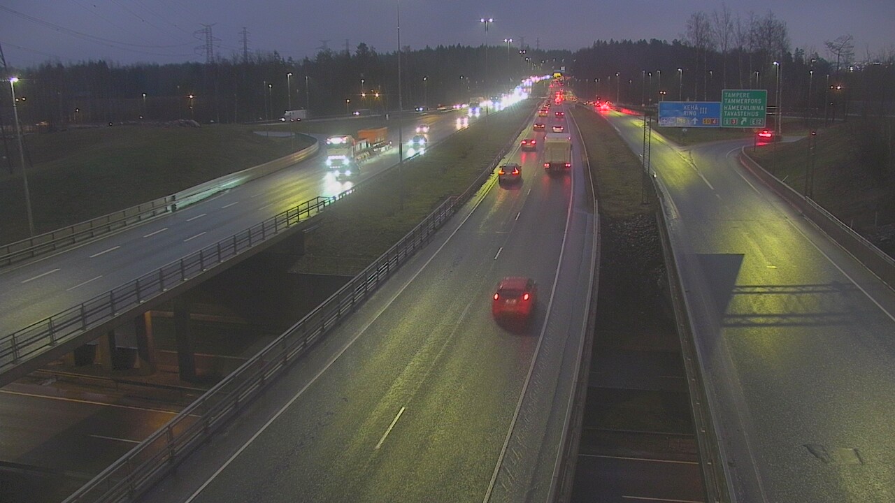 Weather Camera Image Väg 50 Vanda Tavastehusleden, Vantaa, Uusimaa