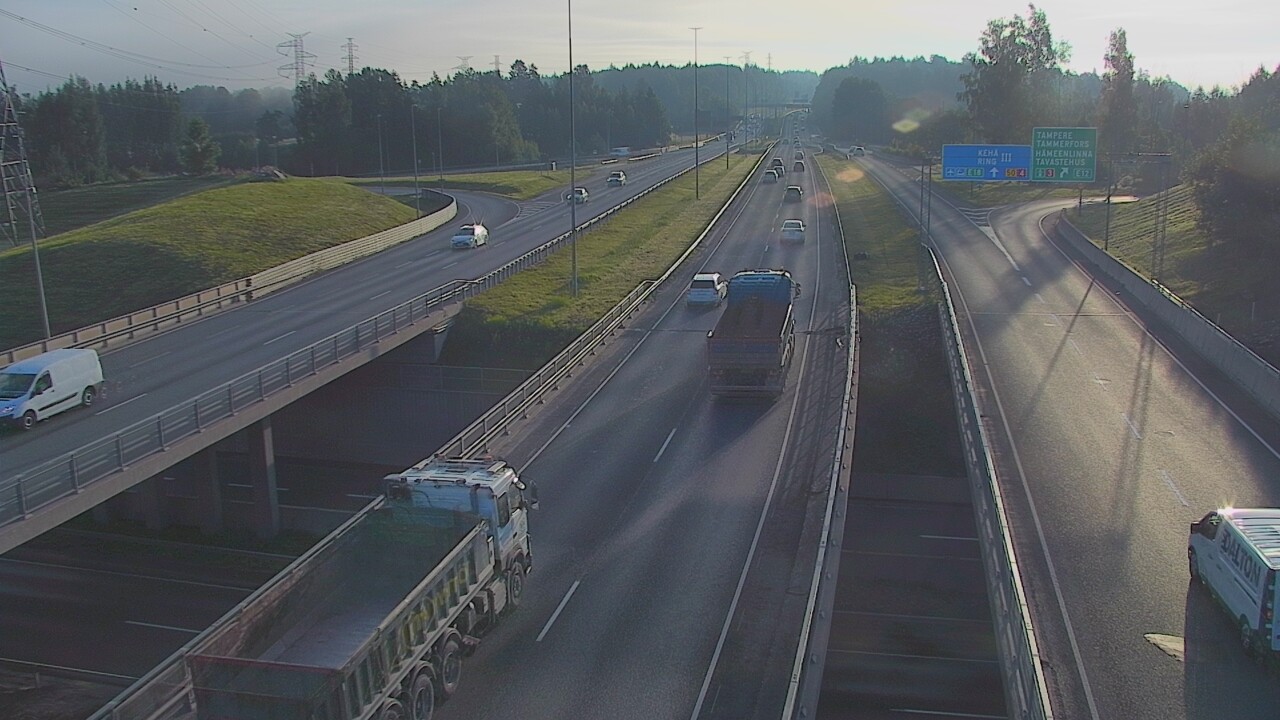 Weather Camera Image Road 50 Vantaa Hämeenlinnanväylä, Vantaa, Uusimaa