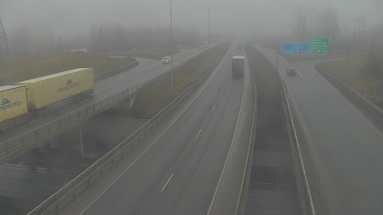 Weather Camera Image Road 50 Vantaa Hämeenlinnanväylä, Vantaa, Uusimaa