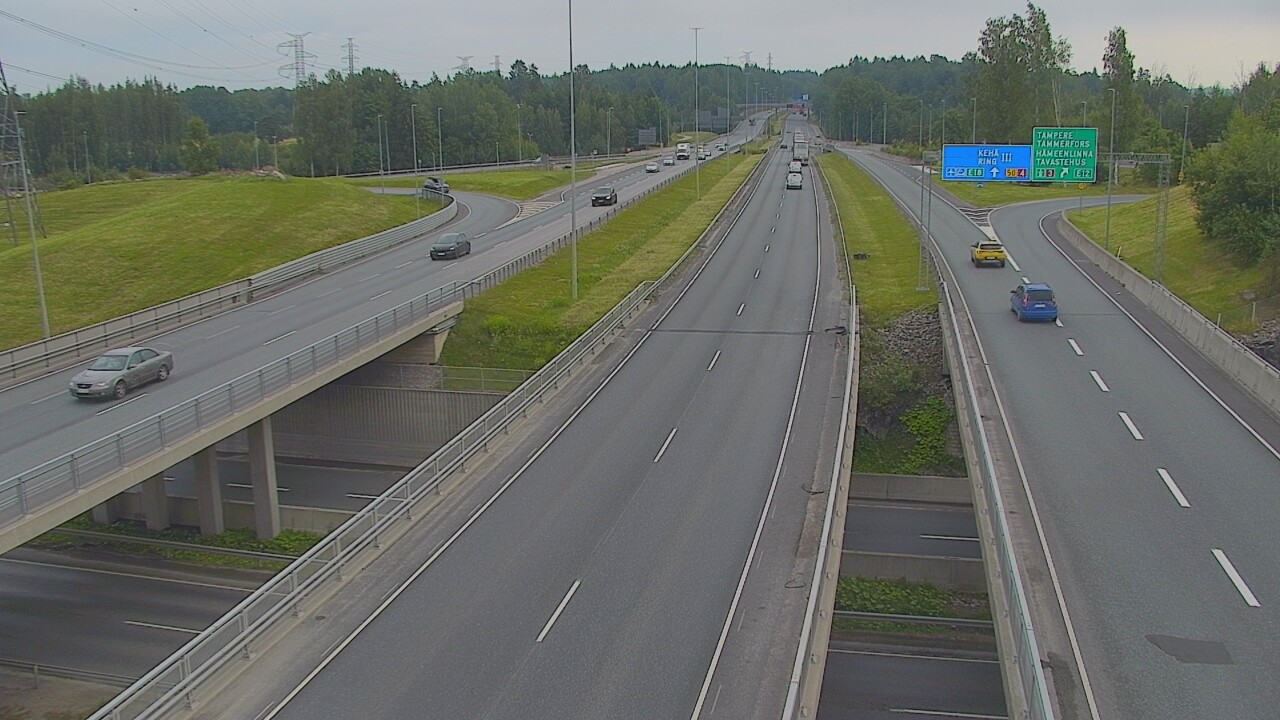 Weather Camera Image Road 50 Vantaa Hämeenlinnanväylä, Vantaa, Uusimaa