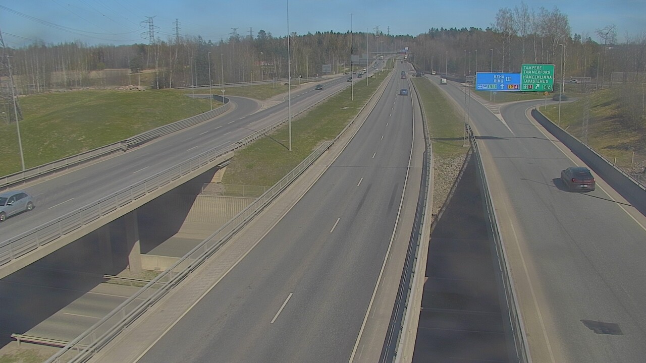 Kelikamerat Kuva Tie 50 Vantaa Hämeenlinnanväylä, Vantaa, Uusimaa