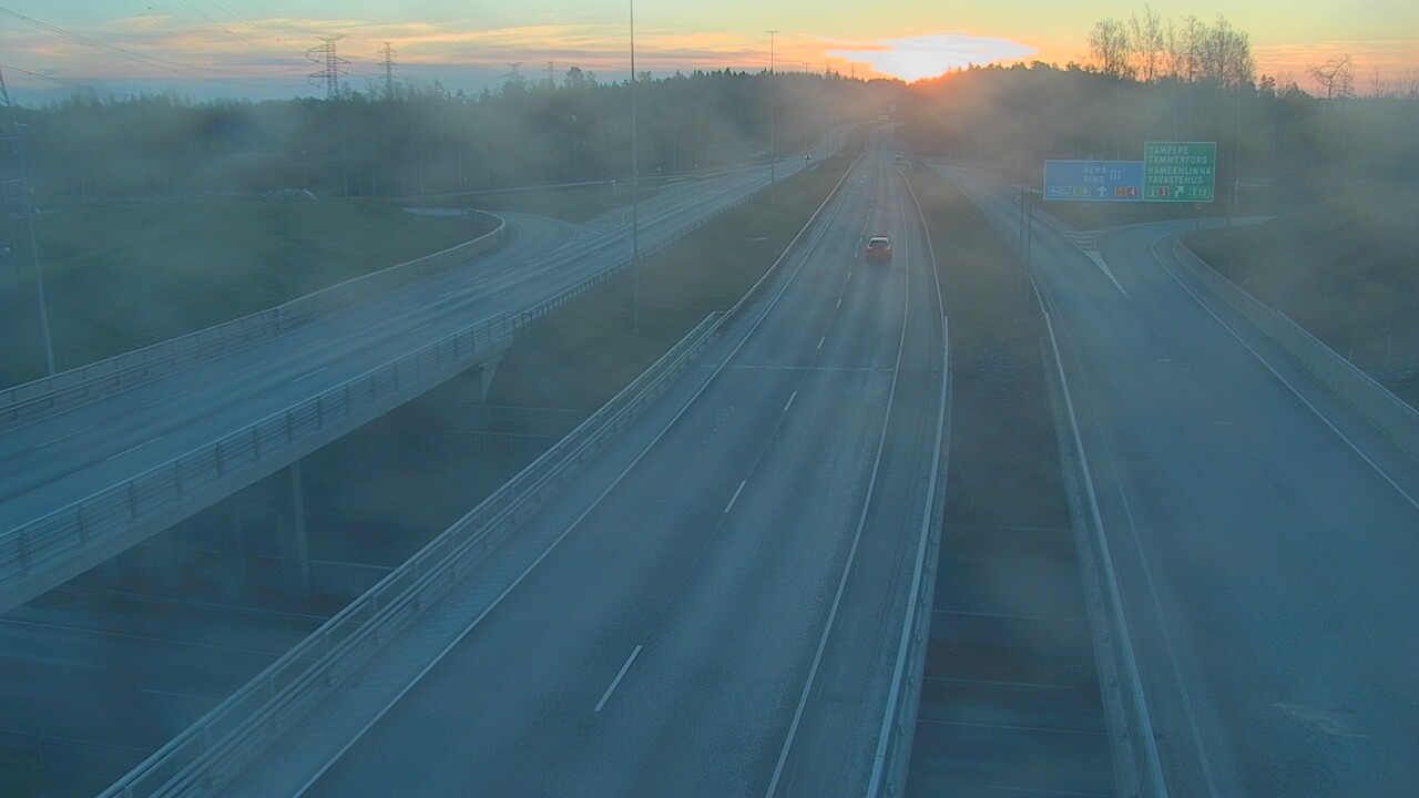 Weather Camera Image Väg 50 Vanda Tavastehusleden, Vantaa, Uusimaa