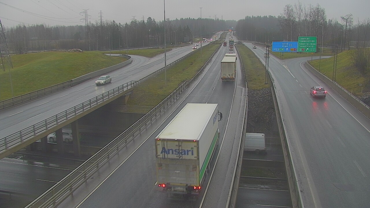 Weather Camera Image Väg 50 Vanda Tavastehusleden, Vantaa, Uusimaa
