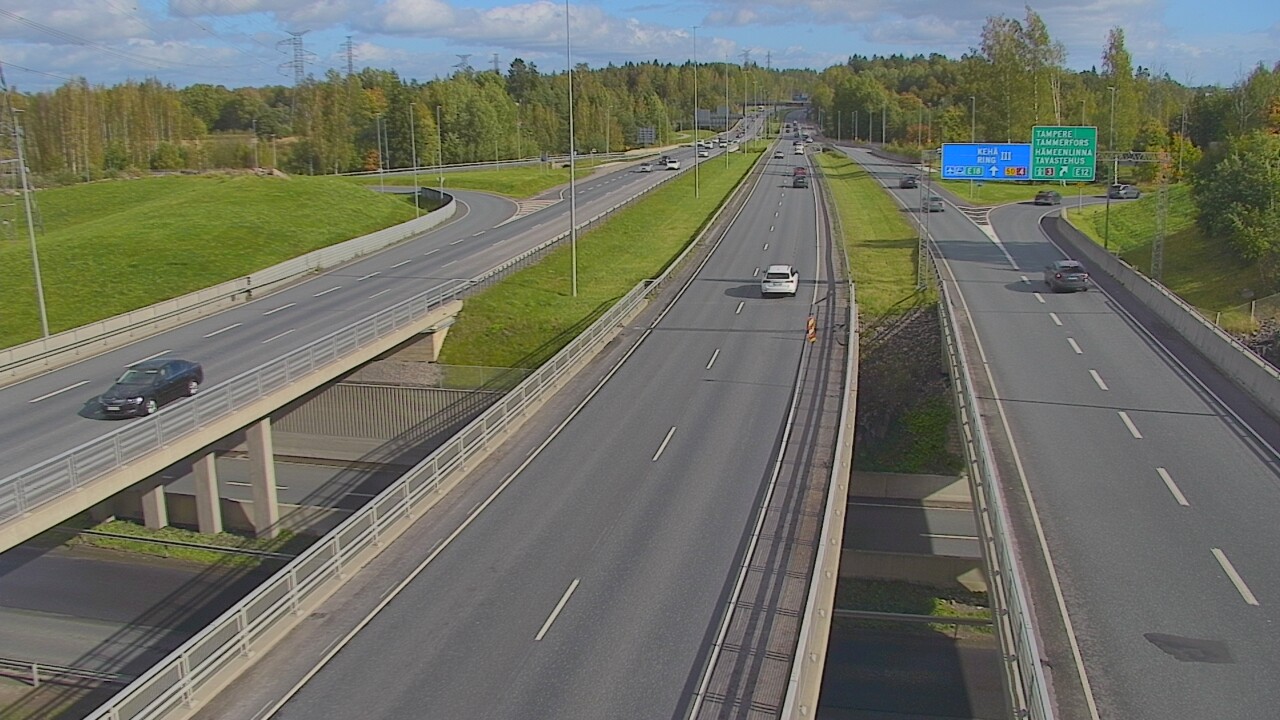 Weather Camera Image Road 50 Vantaa Hämeenlinnanväylä, Vantaa, Uusimaa