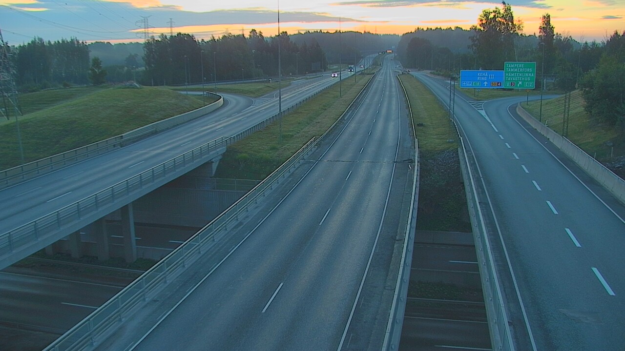 Weather Camera Image Road 50 Vantaa Hämeenlinnanväylä, Vantaa, Uusimaa