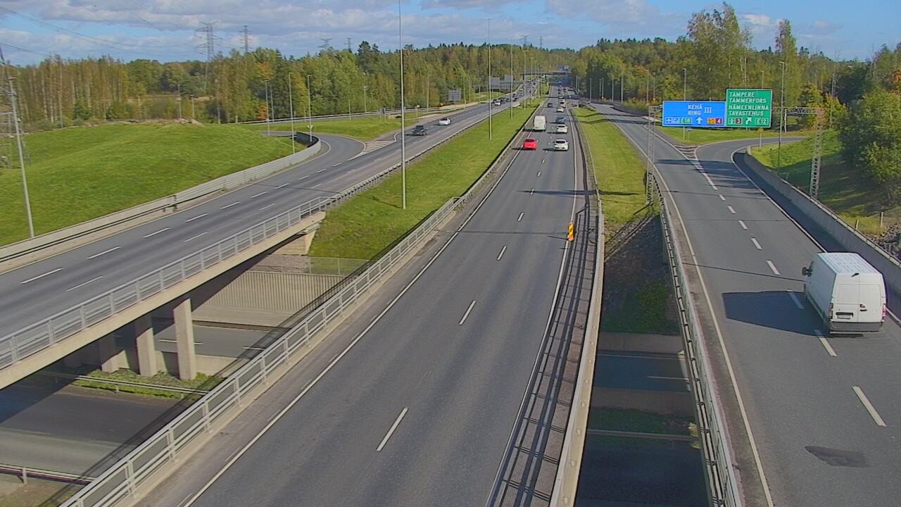 Weather Camera Image Road 50 Vantaa Hämeenlinnanväylä, Vantaa, Uusimaa