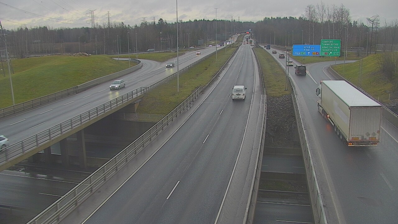 Weather Camera Image Väg 50 Vanda Tavastehusleden, Vantaa, Uusimaa