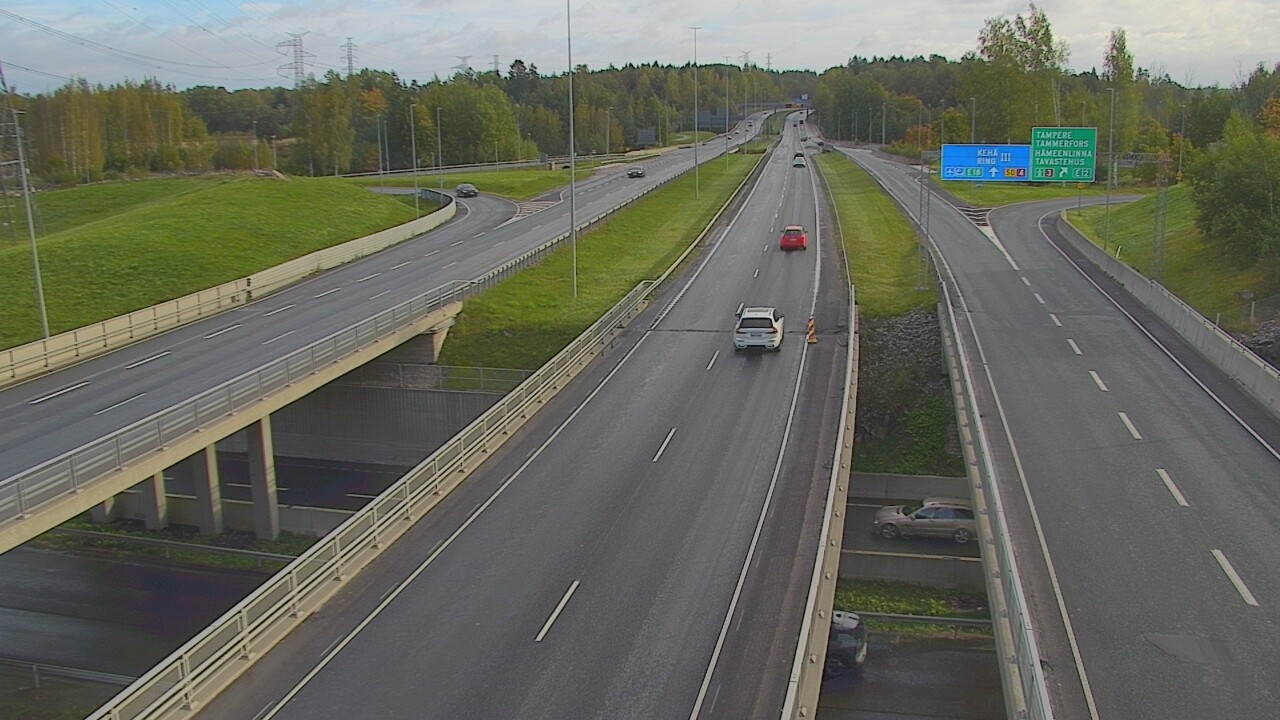Weather Camera Image Road 50 Vantaa Hämeenlinnanväylä, Vantaa, Uusimaa