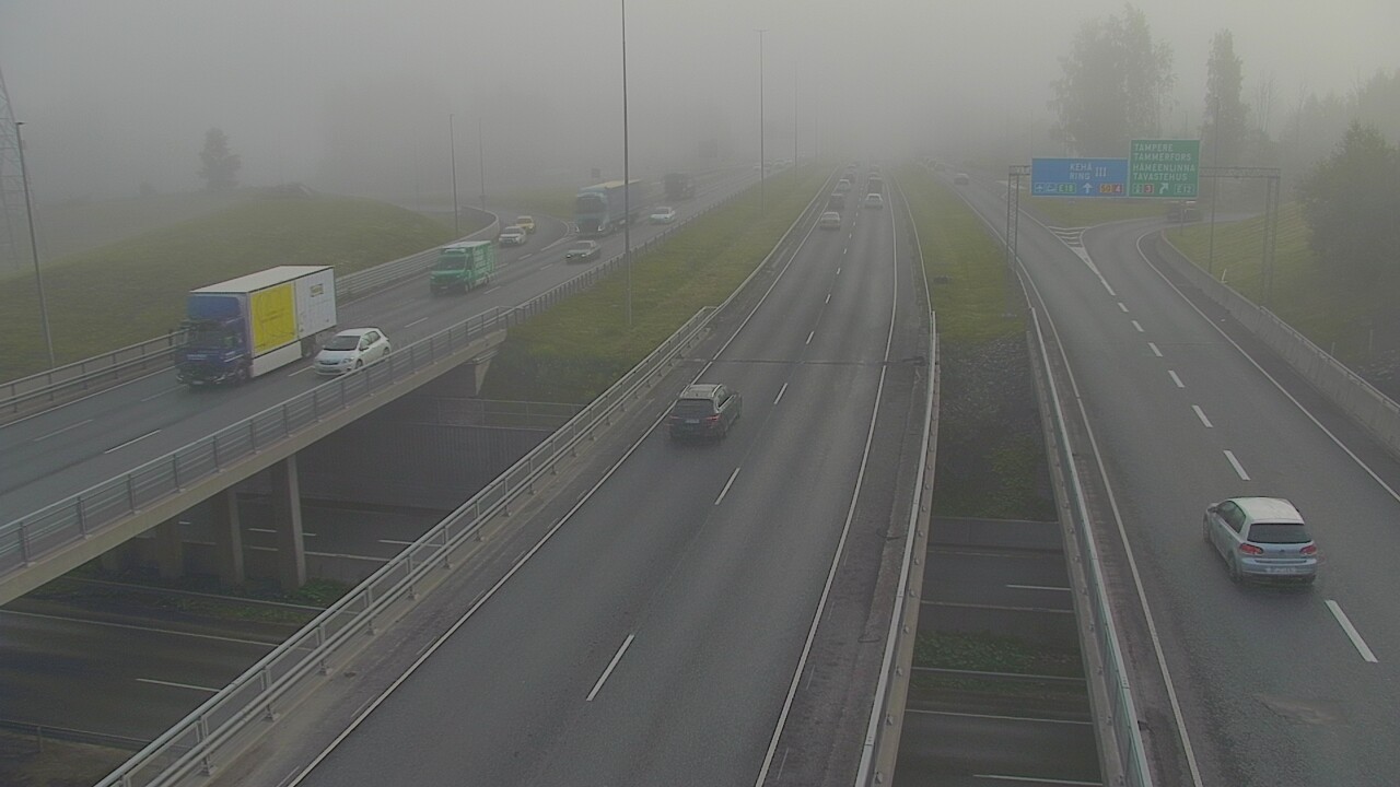 Weather Camera Image Road 50 Vantaa Hämeenlinnanväylä, Vantaa, Uusimaa