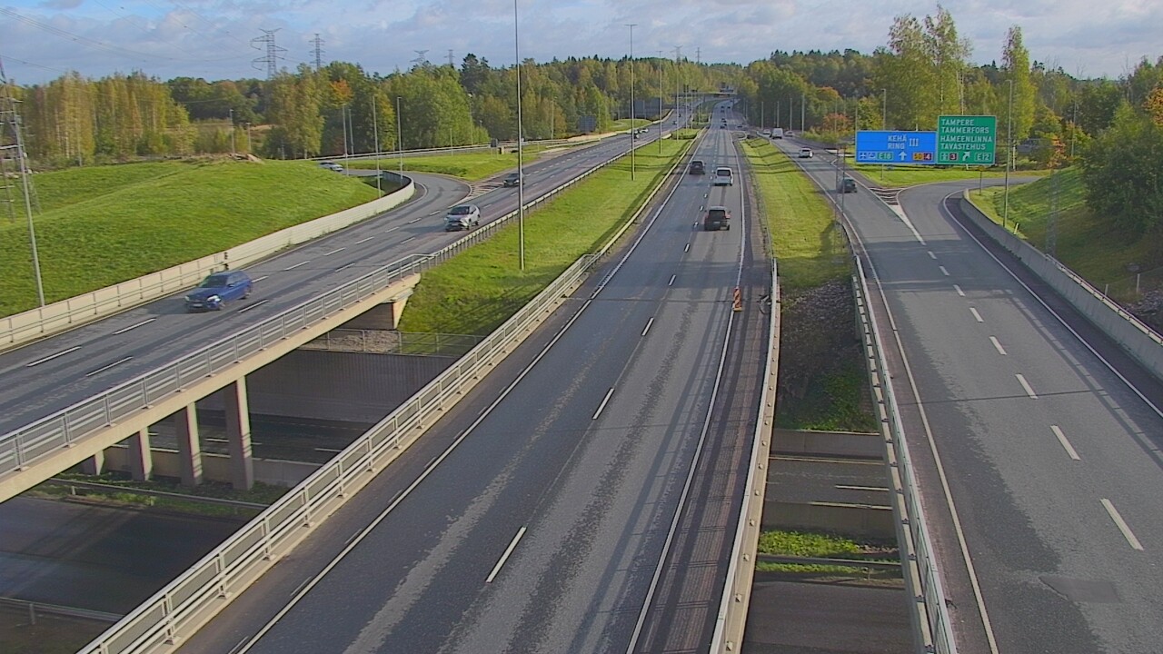 Weather Camera Image Road 50 Vantaa Hämeenlinnanväylä, Vantaa, Uusimaa