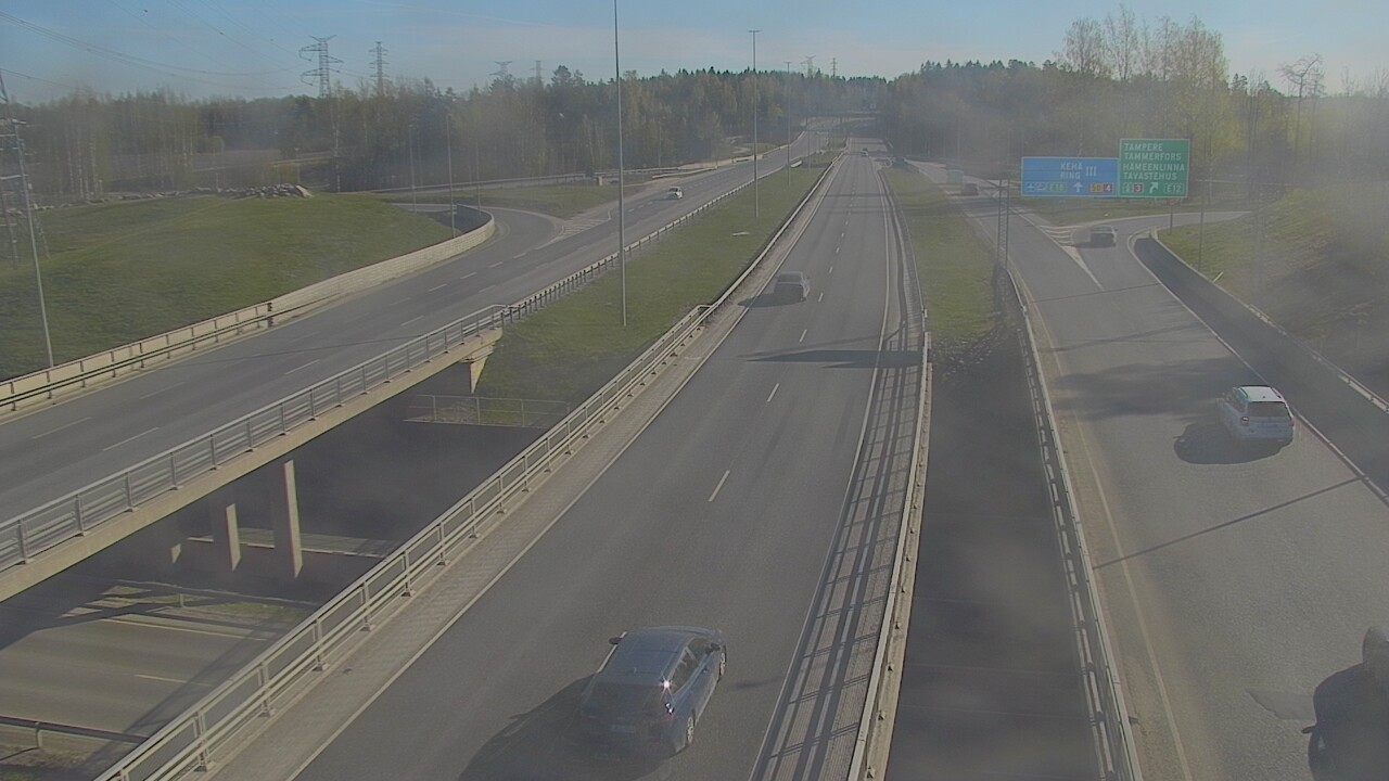 Weather Camera Image Väg 50 Vanda Tavastehusleden, Vantaa, Uusimaa