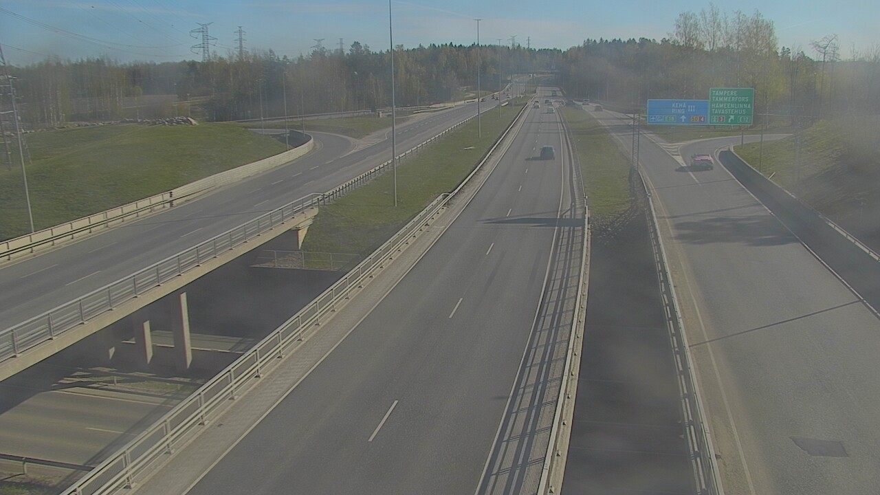 Weather Camera Image Väg 50 Vanda Tavastehusleden, Vantaa, Uusimaa
