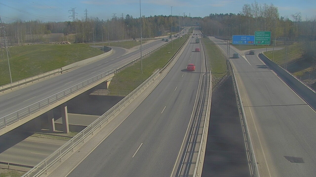 Weather Camera Image Road 50 Vantaa Hämeenlinnanväylä, Vantaa, Uusimaa