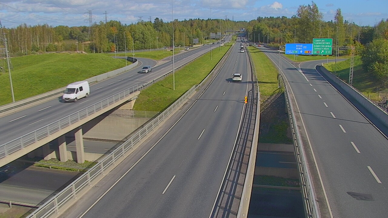 Weather Camera Image Road 50 Vantaa Hämeenlinnanväylä, Vantaa, Uusimaa