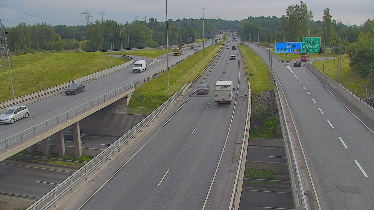 Weather Camera Image Road 50 Vantaa Hämeenlinnanväylä, Vantaa, Uusimaa
