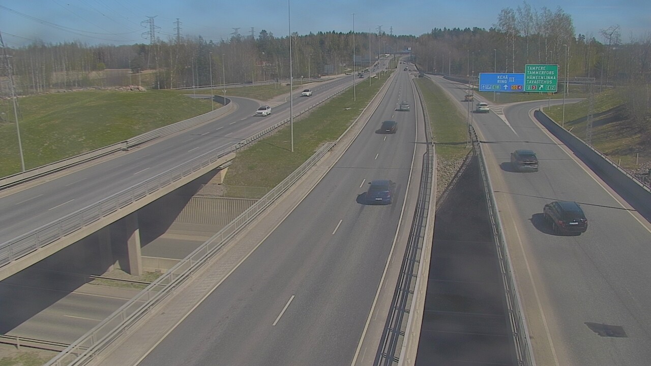 Weather Camera Image Road 50 Vantaa Hämeenlinnanväylä, Vantaa, Uusimaa