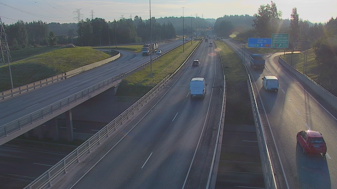 Weather Camera Image Road 50 Vantaa Hämeenlinnanväylä, Vantaa, Uusimaa