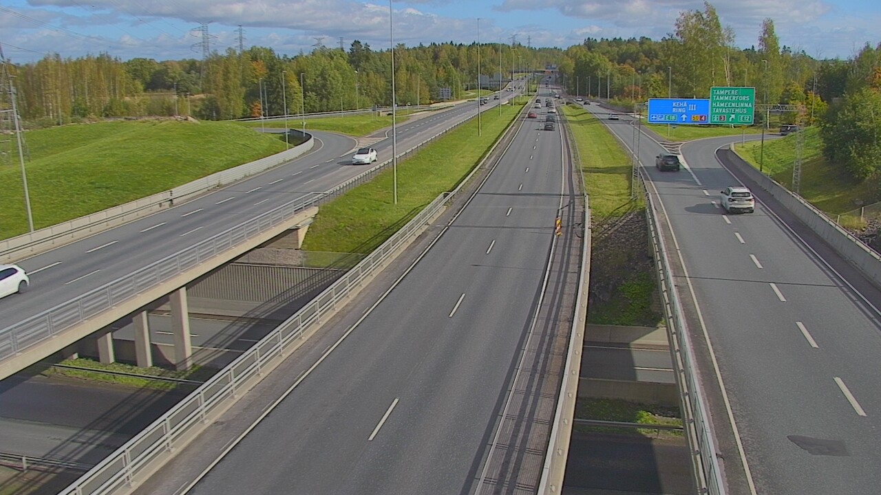 Weather Camera Image Road 50 Vantaa Hämeenlinnanväylä, Vantaa, Uusimaa