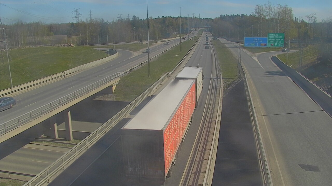 Weather Camera Image Road 50 Vantaa Hämeenlinnanväylä, Vantaa, Uusimaa