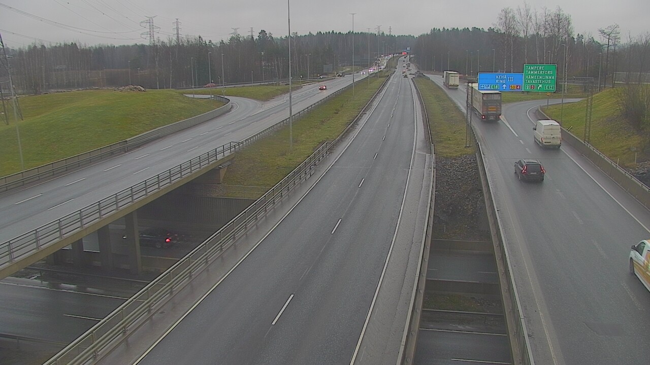 Weather Camera Image Väg 50 Vanda Tavastehusleden, Vantaa, Uusimaa
