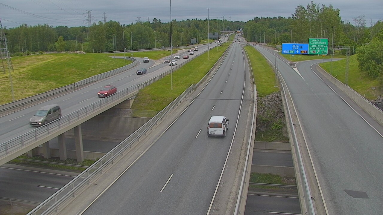 Weather Camera Image Road 50 Vantaa Hämeenlinnanväylä, Vantaa, Uusimaa
