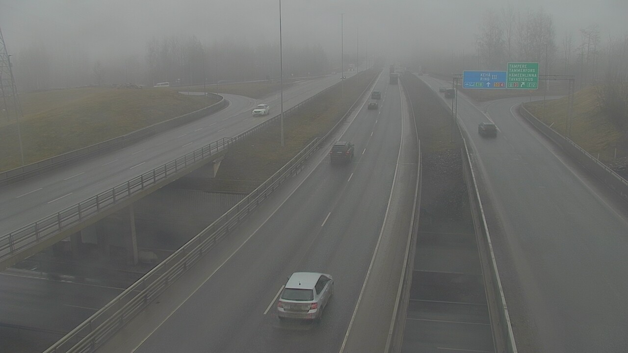 Weather Camera Image Road 50 Vantaa Hämeenlinnanväylä, Vantaa, Uusimaa