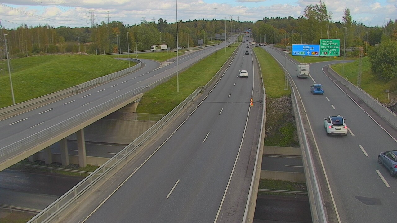 Weather Camera Image Väg 50 Vanda Tavastehusleden, Vantaa, Uusimaa