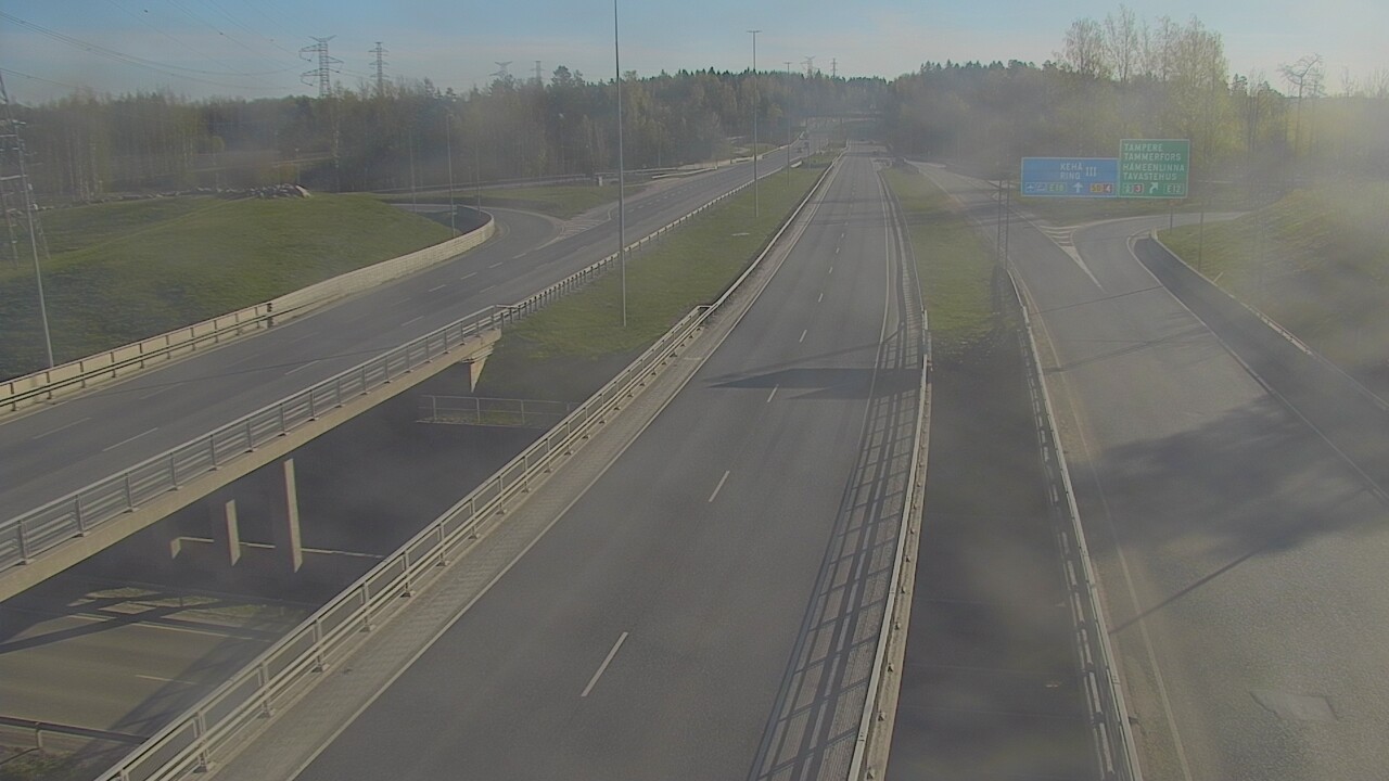 Weather Camera Image Väg 50 Vanda Tavastehusleden, Vantaa, Uusimaa