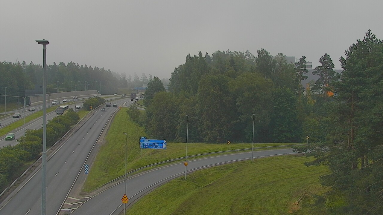 Weather Camera Image Road 50 Vantaa Hämeenlinnanväylä, Vantaa, Uusimaa