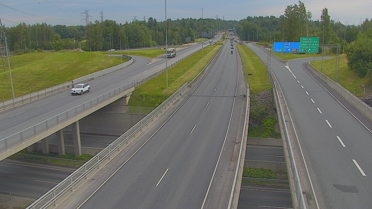 Weather Camera Image Road 50 Vantaa Hämeenlinnanväylä, Vantaa, Uusimaa
