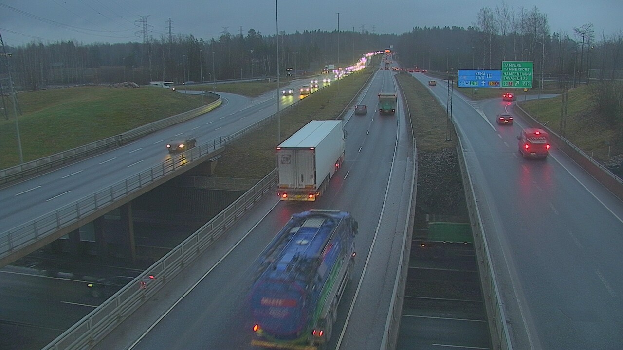 Weather Camera Image Road 50 Vantaa Hämeenlinnanväylä, Vantaa, Uusimaa