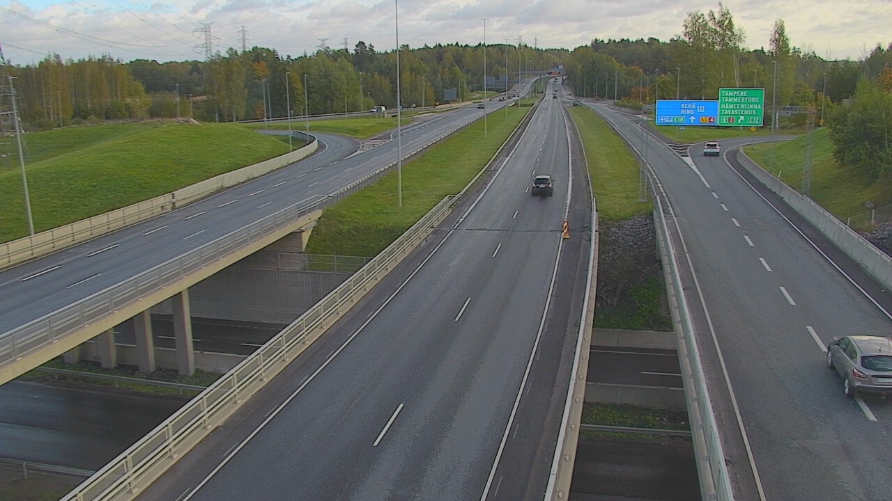 Weather Camera Image Road 50 Vantaa Hämeenlinnanväylä, Vantaa, Uusimaa