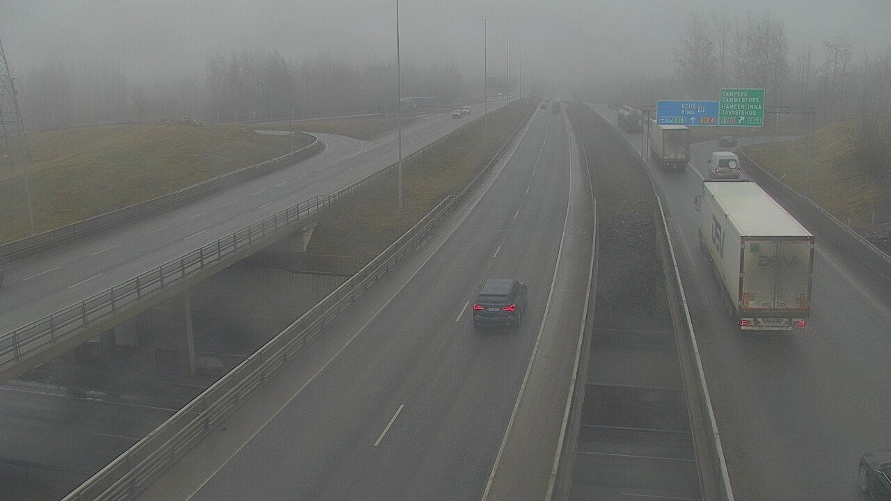 Weather Camera Image Road 50 Vantaa Hämeenlinnanväylä, Vantaa, Uusimaa