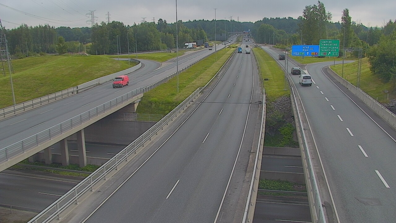 Weather Camera Image Road 50 Vantaa Hämeenlinnanväylä, Vantaa, Uusimaa