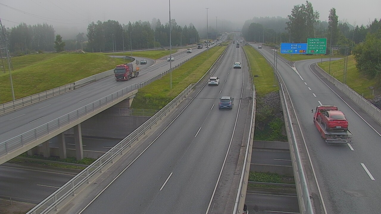 Weather Camera Image Road 50 Vantaa Hämeenlinnanväylä, Vantaa, Uusimaa