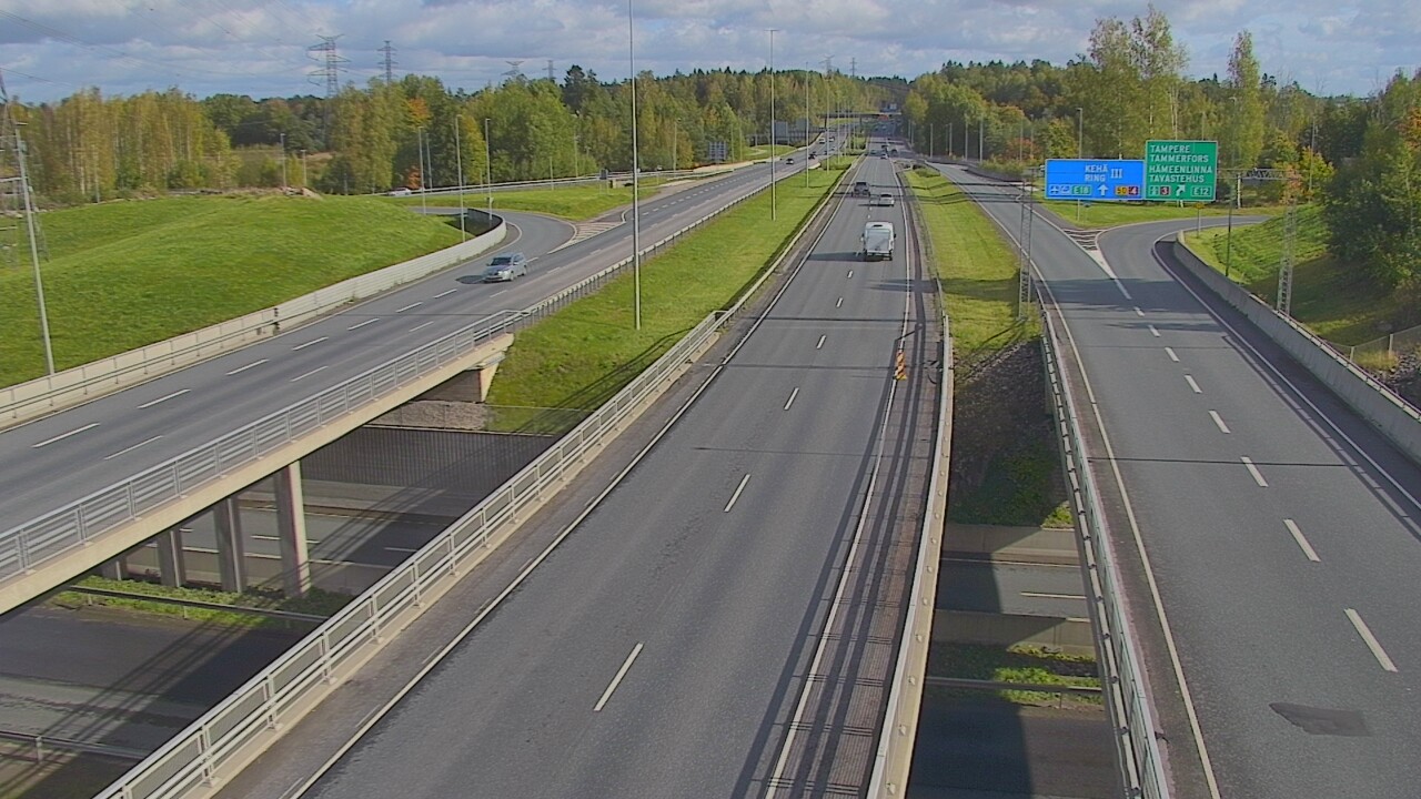 Weather Camera Image Road 50 Vantaa Hämeenlinnanväylä, Vantaa, Uusimaa