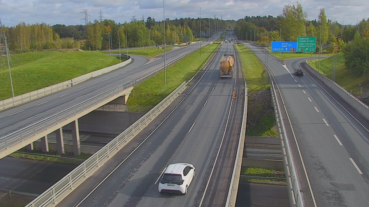Weather Camera Image Road 50 Vantaa Hämeenlinnanväylä, Vantaa, Uusimaa